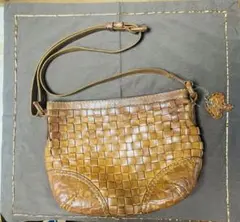 ★人気モデル★ロビタRobita ショルダー　本革　レザー　編み込み　斜め掛け