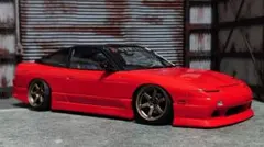 1/24 S13 シルビア VERTEX デモカー風　ドリフト　D1 1/24 S13 シルビア VERTEX デモカー風 ドリフト D1 - メルカリ
