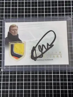 Futera Unique Ronald Koeman auto patch