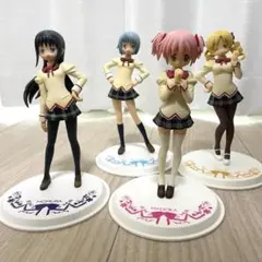 4体セット 魔法少女まどか☆マギカ DX フィギュア 制服 まどマギ
