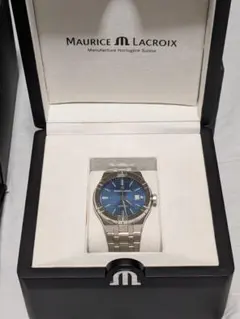 [最終値下げ]モーリスラクロア　アイコンオートマチック　42mm 青のサムネイル
