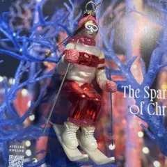 アスティエ・ド・ヴィラット　クリスマスオーナメント　スキーヤー