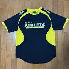 ATHLETA トレーニングシャツ Lサイズ 黒黄色