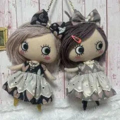 ハンドメイド ☆ じゃらじゃらキーホルダー ドレス猫 ミケ | Mercari