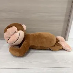 おさるのジョージ スーパーラージぬいぐるみ おやすみ