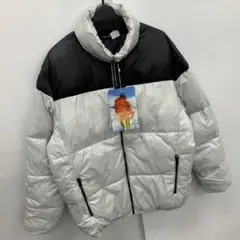 新品★メンズ★Mサイズ★軽量 防風 肉厚 ダウンジャケット 白 36882
