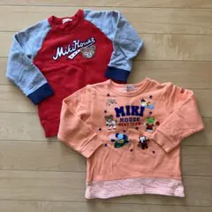 ミキハウス プッチートレーナー 2枚セット110cm