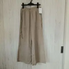 AZUL ベージュ ワイドパンツ