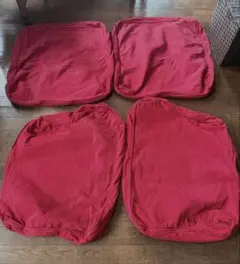 IKEA EKTORP エークトルプ ソファカバー４点 赤