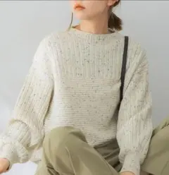 ミックスカラーニット