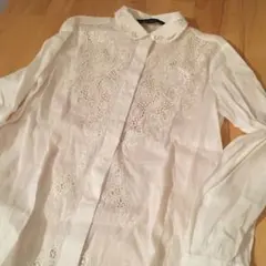 ZARA WOMAN 新品 刺繍 ブラウス