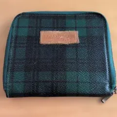 チェック柄 二つ折り財布 財布