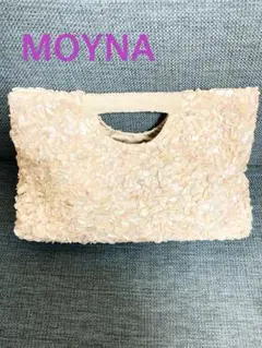 美品⭐︎MOYNA シェル　ビーズ　ハンドバッグのサムネイル