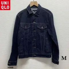 UNIQLO『ユニクロ』デニムジャケット Gジャン【M】ネイビー 紺