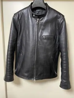 H*☆様 バックボーン ラングラー レザージャケット 羊革 ブラック S バックボーン ラングラー レザージャケット 羊革 ブラック S
