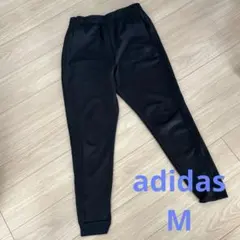 adidas ジャージパンツ　ブラック　M
