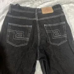 XLARGE ブラック デニムパンツ