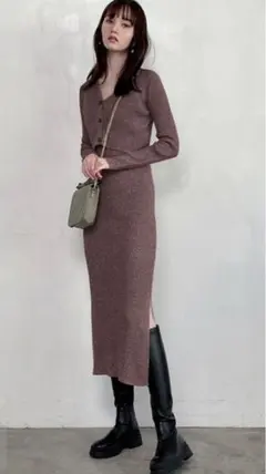 マルチwayカーディガンキャミワンピースニットセットアップ