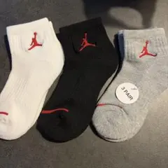 JORDAN BRAND キッズ靴下 3足セット新品