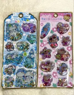 ウォーターinシール　日焼けキティ　ぷくぷくあわわちゃん　正規品