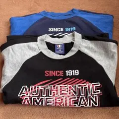 Champion トレーナー ネイビー/グレー