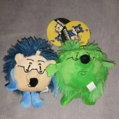 KUSOMEGANE クソメガネ ハリネズミくん ぬいぐるみ 2色セット ガチャ