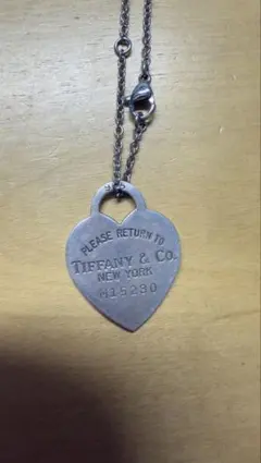 Tiffany & Co. ハート型タグネックレス