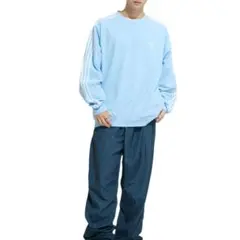 【未使用/サンプル品】adidas プルオーバー トラックトップ　XL　ブルー
