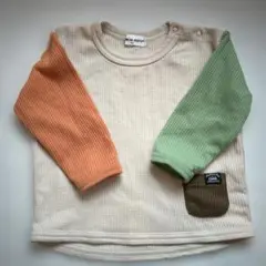 西松屋　ワッフルロンT 90cm