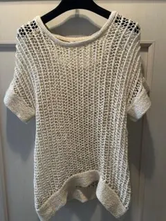 coomb かぎ編み メッシュ ニット トップスのサムネイル