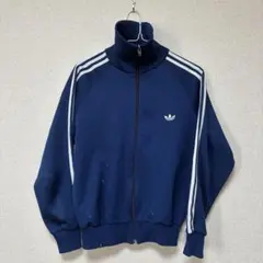 adidas デサント製 80s トラックジャケット ジャージ 2号
