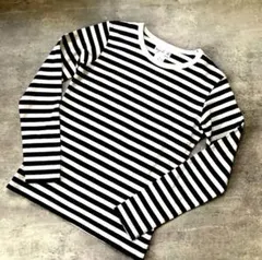 agnes b. ストライプ 長袖Tシャツ