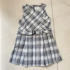 組曲　ワンピース　S 100〜110cm フォーマル　水色　グレー