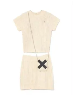 ワンピース andmary Judy pleats salopette set up ANDMARY】Judy pleats salopette set up