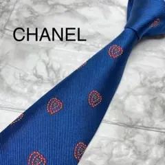 シャネル CHANEL ネクタイ ココマーク ハート シルク ビジネス　スーツ