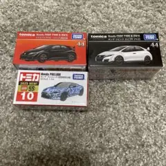 3台セット トミカプレミアム 44 シビックタイプR 発売記念仕様 プレリュード