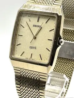 SEIKO SPIRIT メンズ　時計　5E31-5A60 watch 稼働
