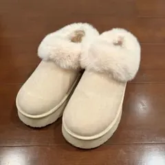 お値下げ　ムートンブーツ　ベージュのサムネイル