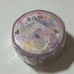 【15mm幅】 BGM マスキングテープ　箔押し　バタフライ　②