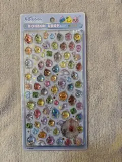ボンボンドロップシール　ミニ　しずくちゃん　しずくの森のなかまたち