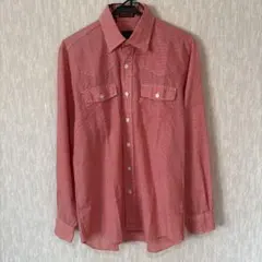 Levi's ビンテージ 赤チェック 長袖シャツ M