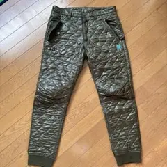 PEARLY GATES サイズ4 オリーブ色 キルティングダウンパンツ