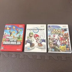 Wii用ソフト3本セット スマブラ マリカー ニュースーパーマリオブラザーズ