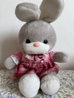 激レア ファースト社 うさぎ ぬいぐるみ 特大サイズ レトロ 入手困難