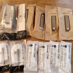 ホテルグランヴィア 他　アメニティセット ヘアブラシ、コーム シャワーキャップ