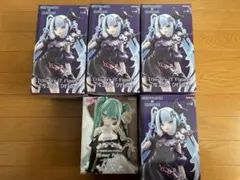 最終価格【送料込】雪ミク クロミ フィギュア4体 - メルカリ