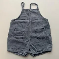 韓国子供服 デニムサロペット XS(80-90)
