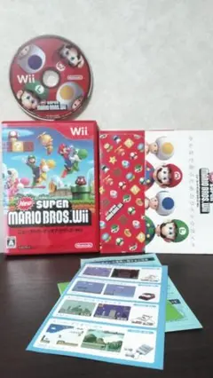 中古品　New スーパーマリオブラザーズ Wii (通常版)