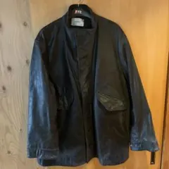 MAISON SPECIAL レザーブルゾン ブラックのサムネイル