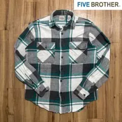Five brother ファイブブラザー ヘビーネルシャツ チェックシャツ